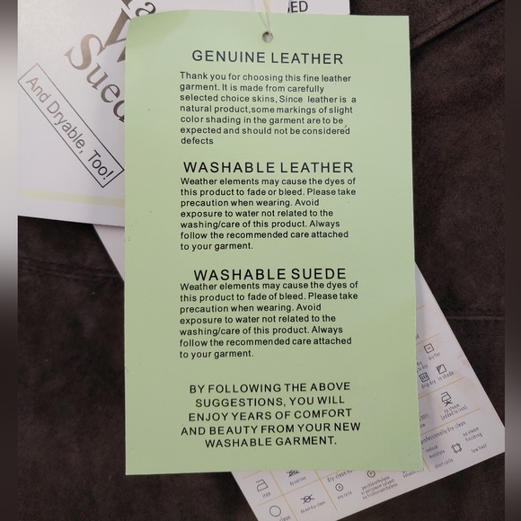 100% Leather JACKET 1X BrandNew - NWT - Jessica Hollbrook - Picture 6 of 7